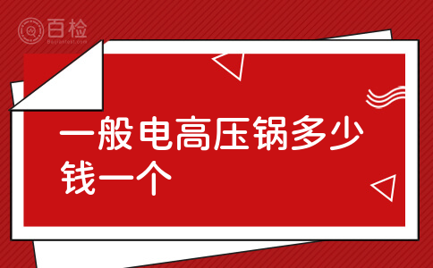 一般电高压锅多少钱一个