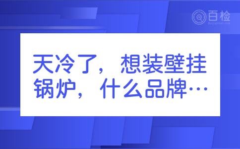 天冷了，想装壁挂锅炉，什么品牌的好？