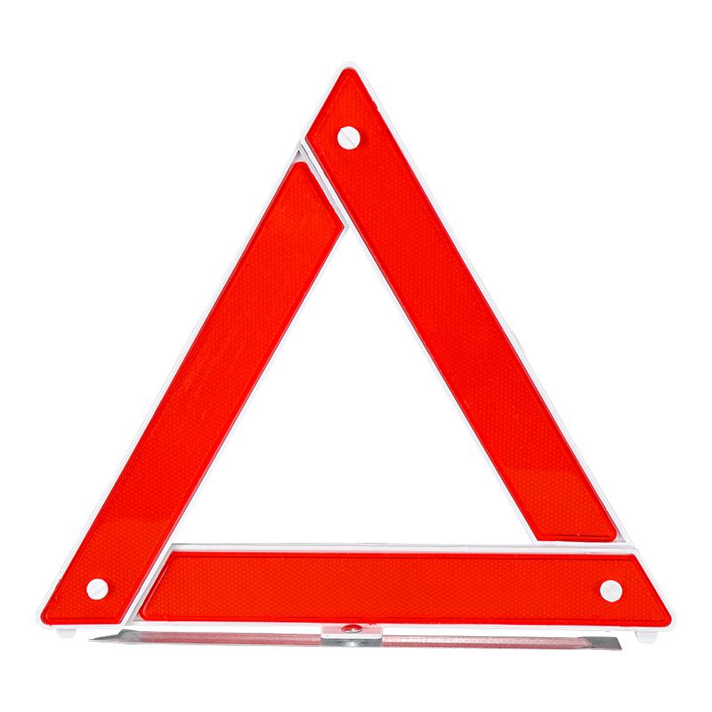三角警告牌中材料测试的检测