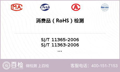 ROHS2.0认证有害物质检测标准有哪些？