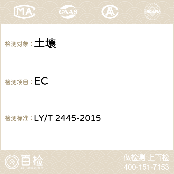 EC 绿化用表土保护技术规范 LY/T 2445-2015 附录G