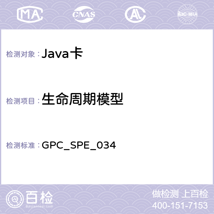 生命周期模型 GPC_SPE_034 全球平台卡规范 版本2.2.1  5
