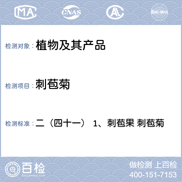 刺苞菊 杂草种子图鉴（中国农业科技出版社，1996年8月） 二（四十一） 1、刺苞果 刺苞菊