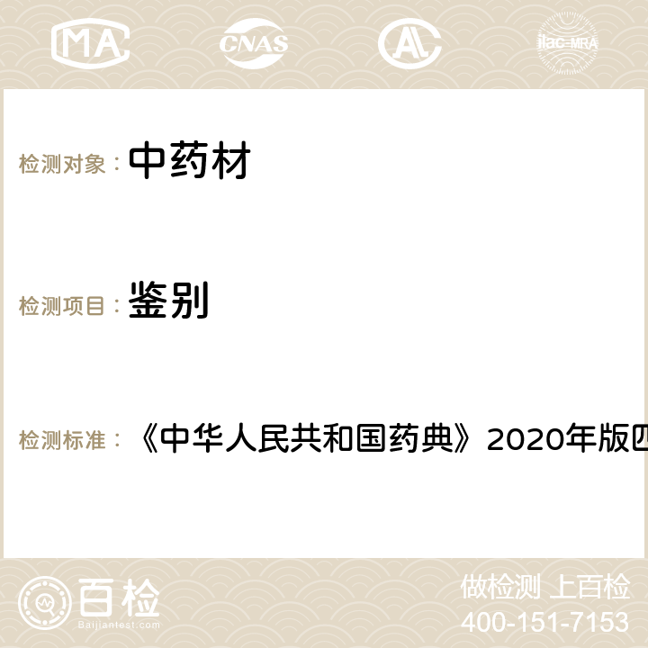 鉴别 气相色谱法 《中华人民共和国药典》2020年版四部 通则0521