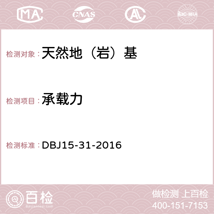 承载力 广东省建筑地基基础设计规范 DBJ15-31-2016 附录A,B,C