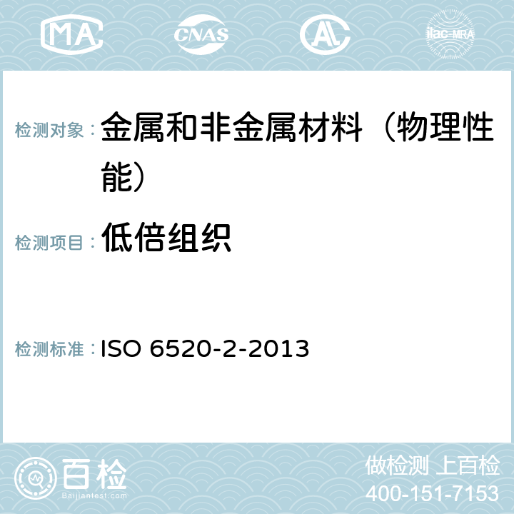 低倍组织 焊接与相关工艺-金属材料几何缺陷的分类-第2部分：压力焊 ISO 6520-2-2013