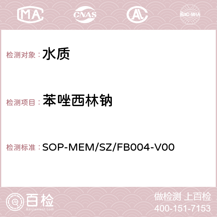苯唑西林钠 SOP-MEM/SZ/FB004-V00 
