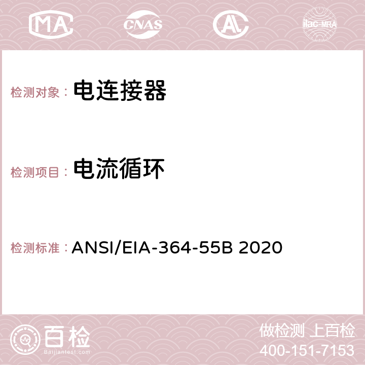 电流循环 电子设备用连接器电流循环测试程序 ANSI/EIA-364-55B 2020