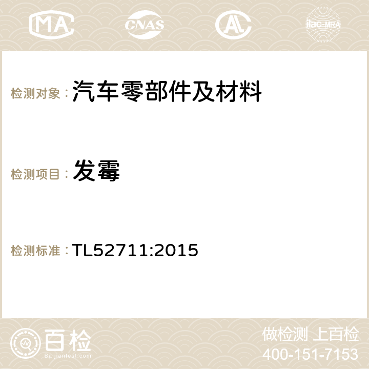 发霉 TL52711:2015 底盘保护  6.13