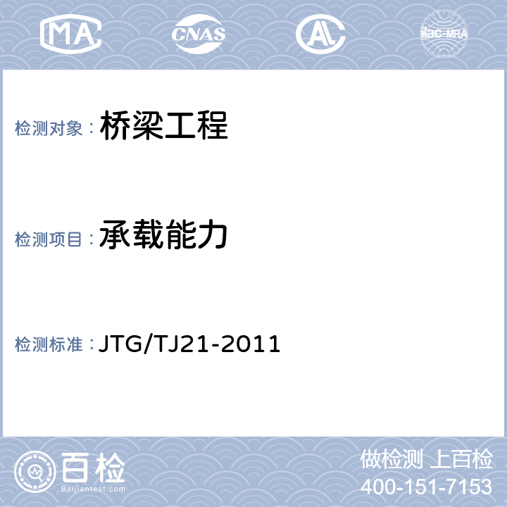 承載能力 公路橋梁承載能力檢測評定規程 JTG/TJ21-2011 7