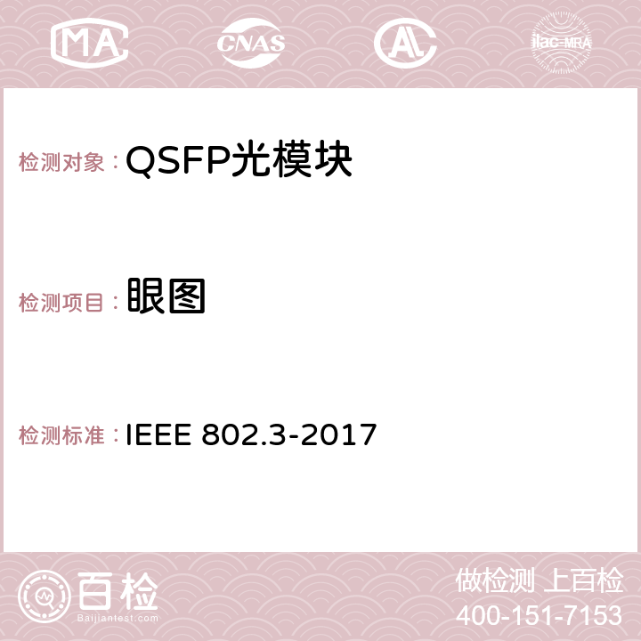 眼图 IEEE 以太网标准 IEEE 802.3-2017 98.8.7
