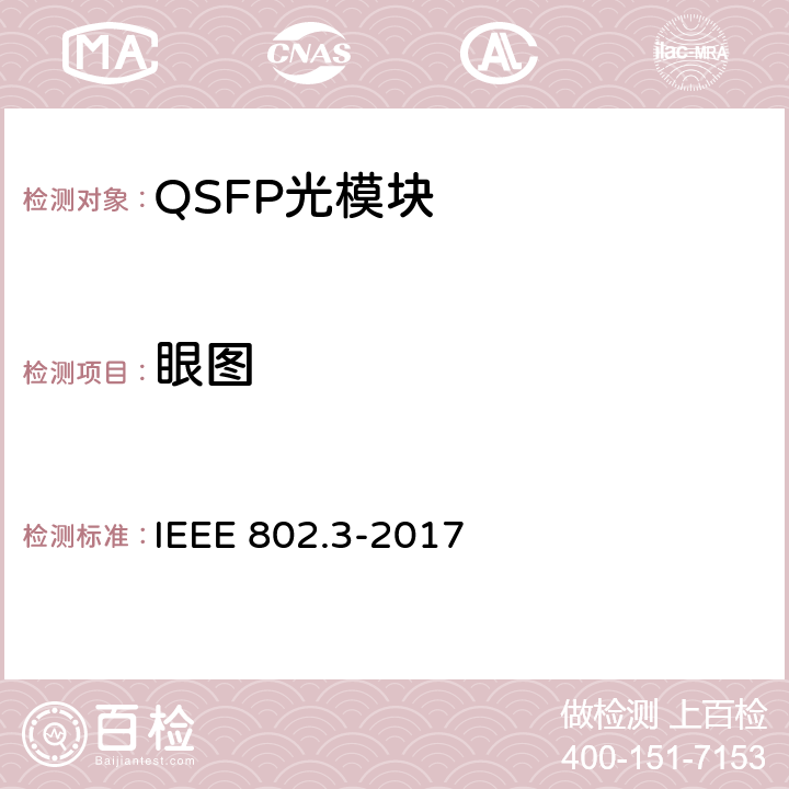 眼图 IEEE 以太网标准 IEEE 802.3-2017  98.8.7