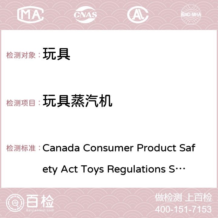 玩具蒸汽机 加拿大消費品安全法 玩具法例 CCPSA SOR/2011-17 (修改 於2019年1月11日) Canada Consumer Product Safety Act Toys Regulations SOR/2011-17 (last amended on 11 Jan 2019) 条款38