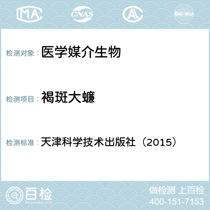 褐斑大蠊 天津科学技术出版社（2015） 《中国国境口岸医学媒介生物鉴定图谱》  196页