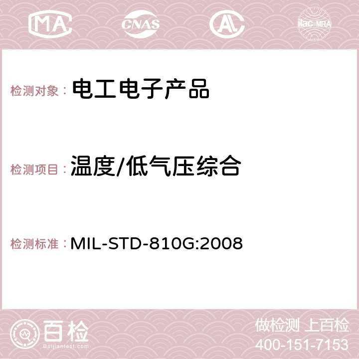 温度/低气压综合 环境工程考虑与实验室试验 MIL-STD-810G:2008 520.3