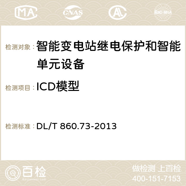 ICD模型 电力自动化通信网络和系统 第7-3部分：基本通信结构 公用数据类 DL/T 860.73-2013 5,6,7,8