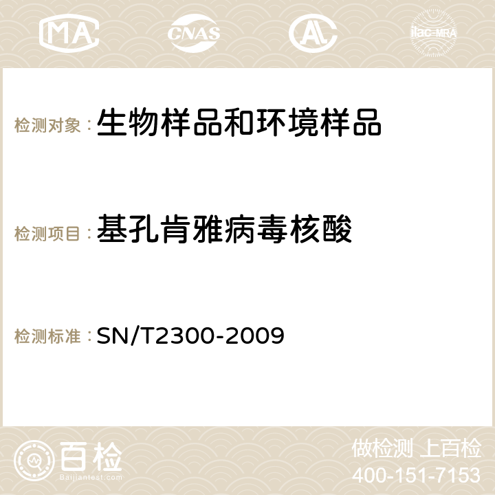 基孔肯雅病毒核酸 国境口岸蚊类携带基孔肯雅病毒的检测方法 实时荧光定量PCR法 SN/T2300-2009