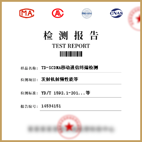 TD-SCDMA移动通信终端检测