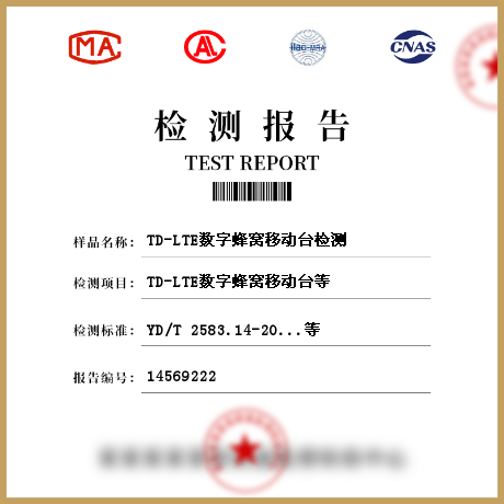 TD-LTE数字蜂窝移动台检测