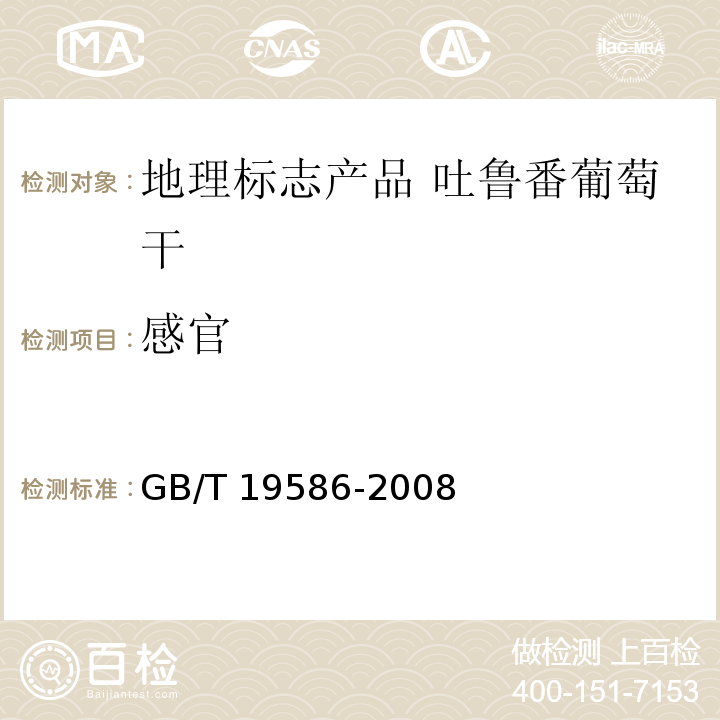 感官 GB/T 19586-2008