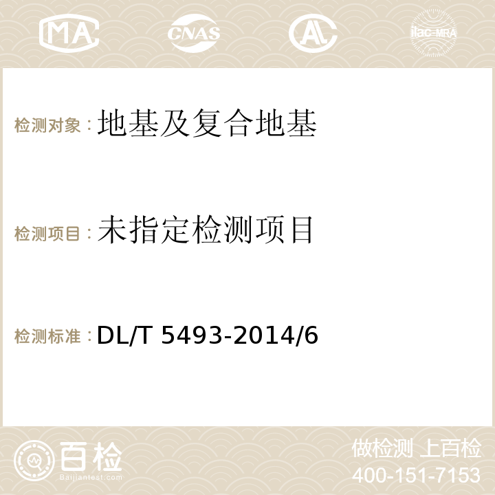 电力工程基桩检测技术规程DL/T 5493-2014/6