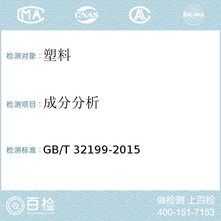 成分分析 红外光谱定性分析技术通则GB/T 32199-2015
