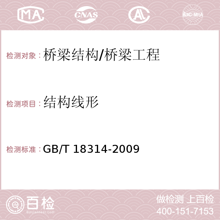 结构线形 全球定位系统（GPS）测量规范 /GB/T 18314-2009