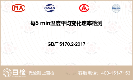 每5 min温度平均变化速率检测