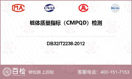 桩体质量指标（CMPQD）检测