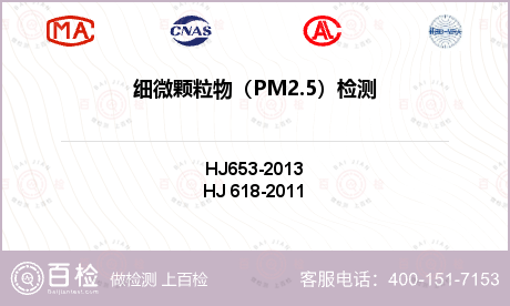 细微颗粒物（PM2.5）检测