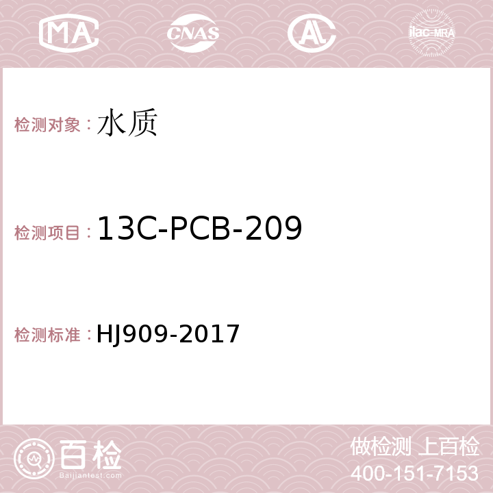 13C-PCB-209 HJ 909-2017 水质 多溴二苯醚的测定 气相色谱-质谱法