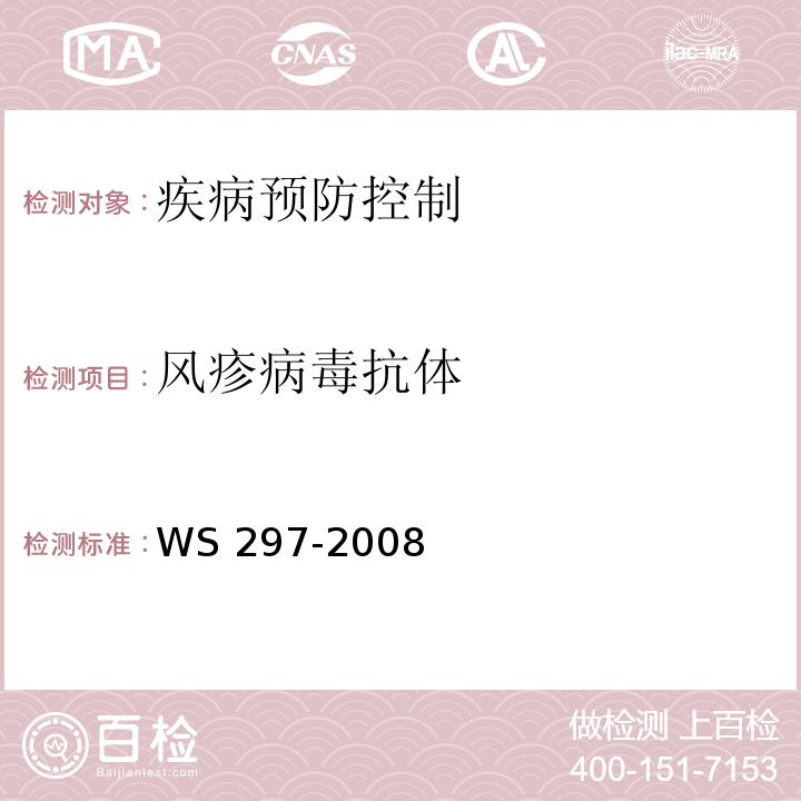 风疹病毒抗体 风疹诊断标准