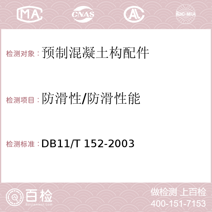 防滑性/防滑性能 城市道路混凝土路面磚
