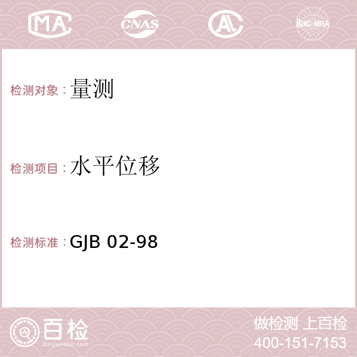 水平位移 广州地区建筑基坑支护技术规定 GJB 02-98
