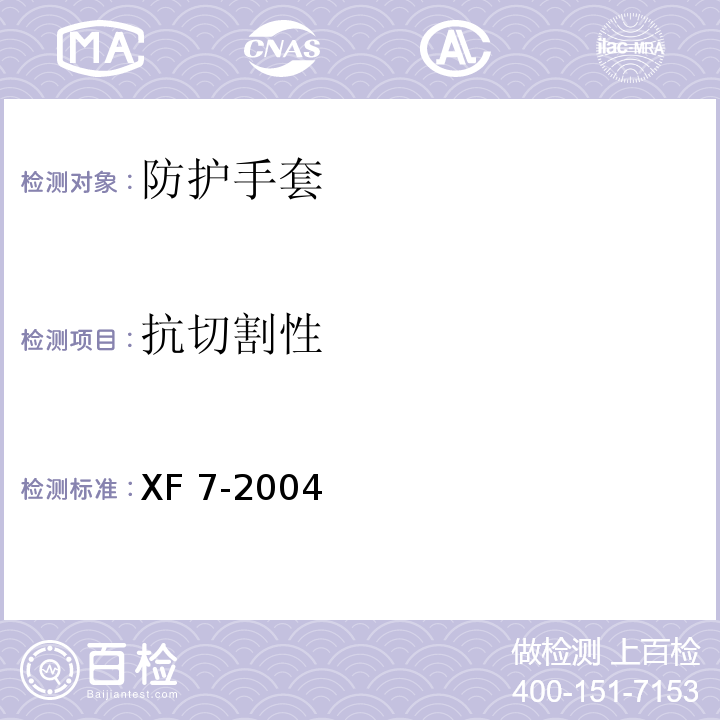 抗切割性 消防手套XF 7-2004