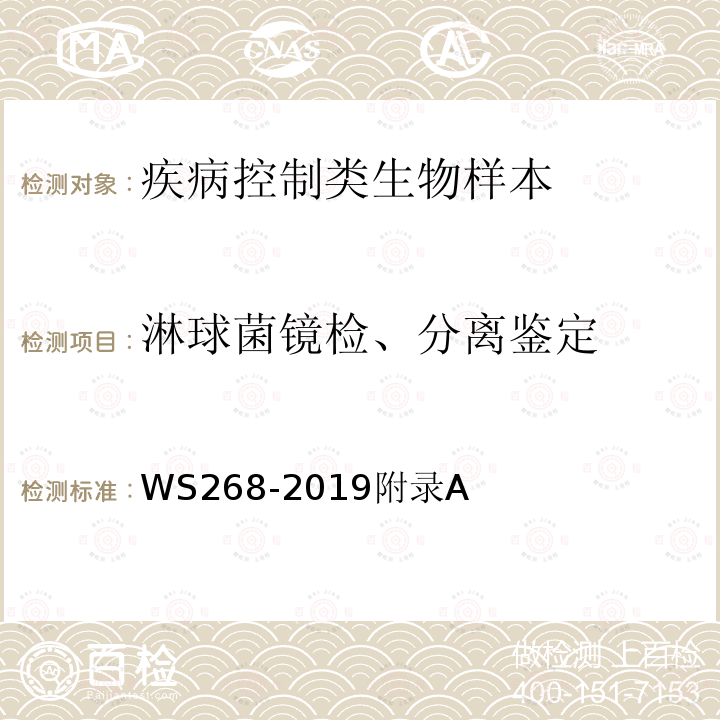 淋球菌镜检、分离鉴定 淋病诊断