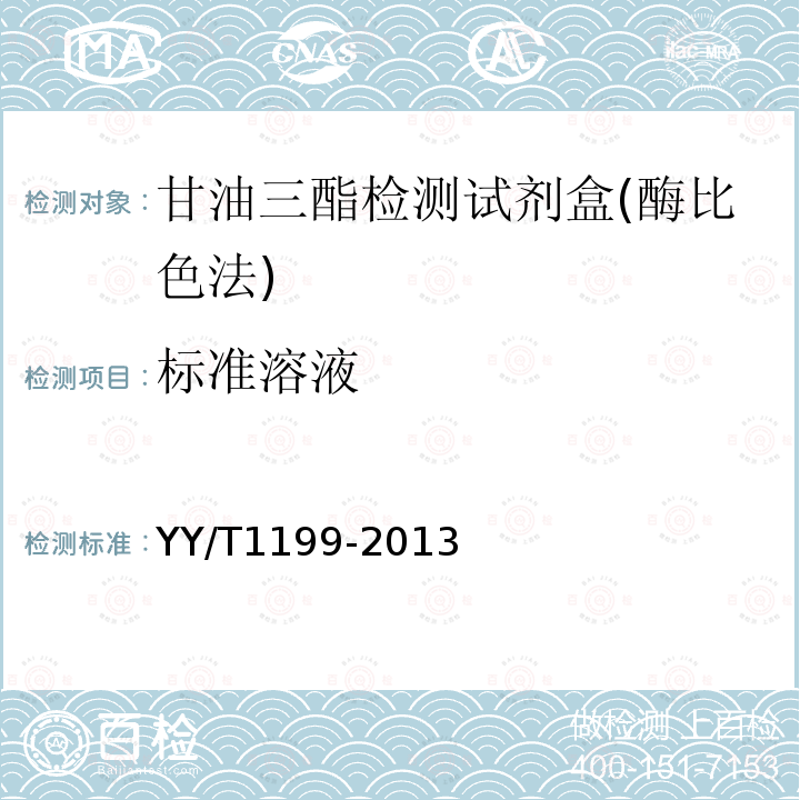 标准溶液 YY/T 1199-2013 甘油三酯测定试剂盒(酶法)