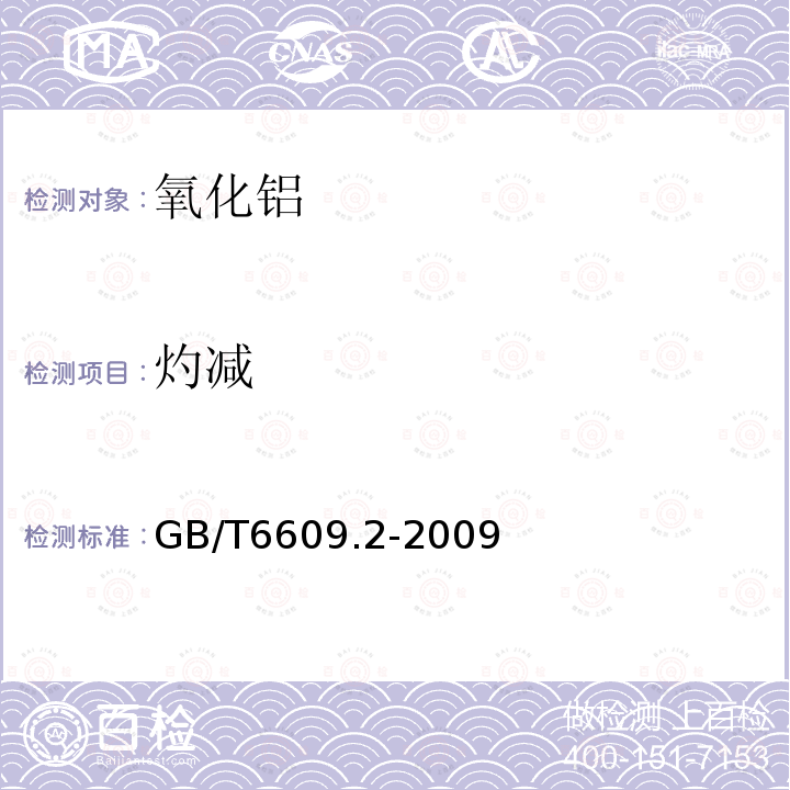 灼减 氧化铝化学分析方法和物理性能测定方法第2部分：300℃和1000℃质量损失的测定