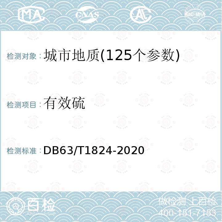 有效硫 土壤中有效硫的测定电感相合等离子体发射光谱法