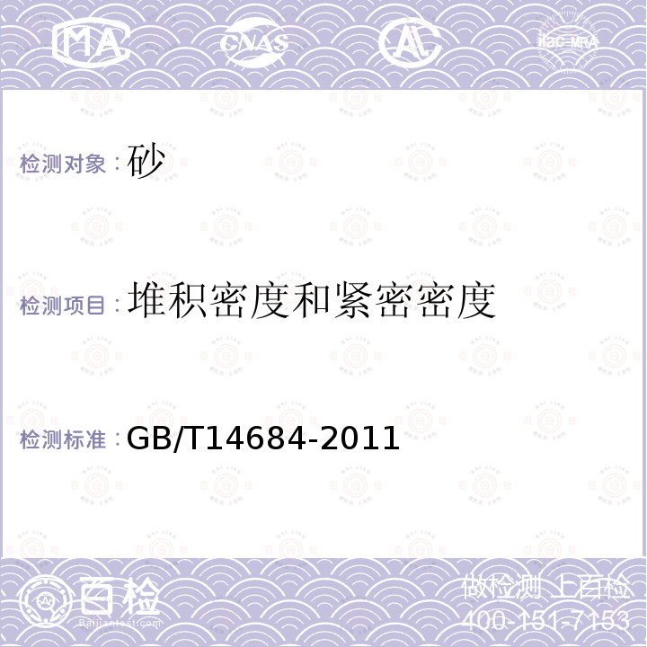 堆積密度和緊密密度 建設用砂 7.15