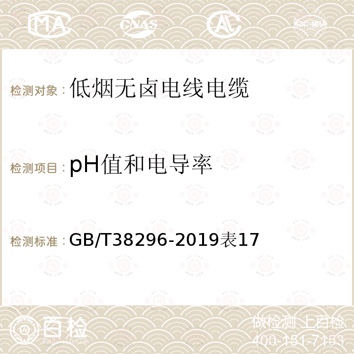 pH值和电导率 电器设备内部连接线缆