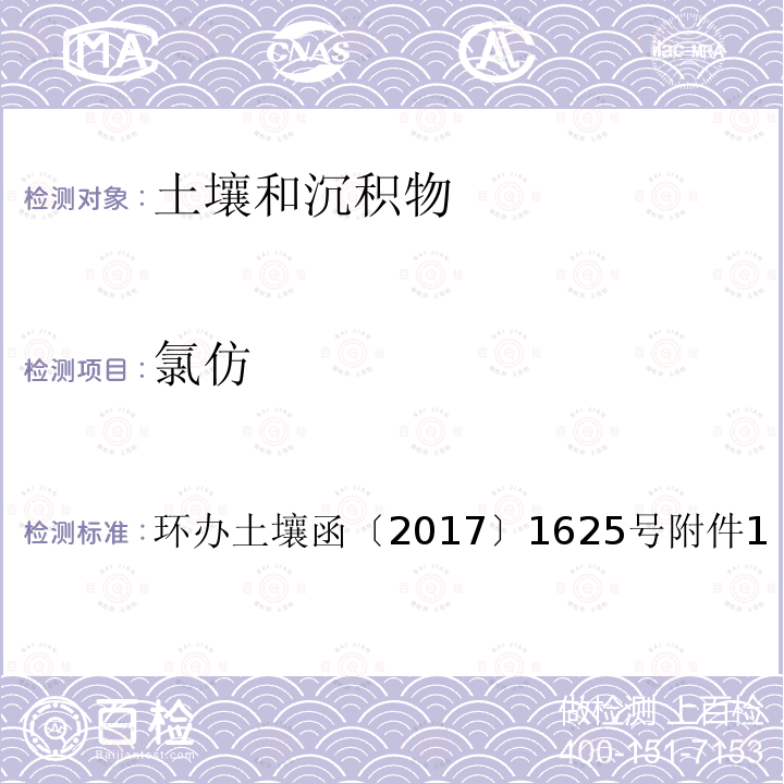 氯仿 全国土壤污染状况详查土壤样品分析测试方法技术规定第二部分 4-1