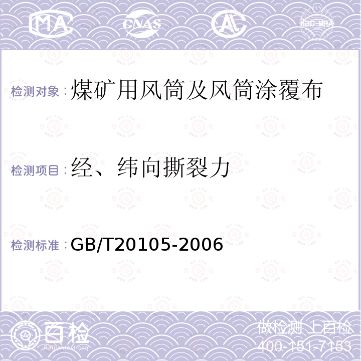 经、纬向撕裂力 风筒涂覆布