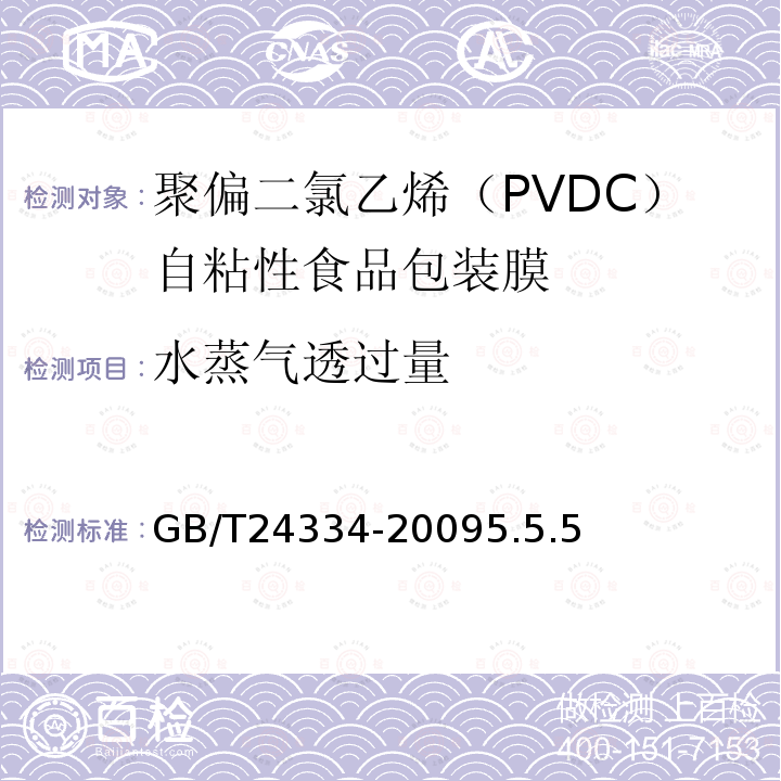 水蒸气透过量 聚偏二氯乙烯（PVDC）自粘性食品包装膜