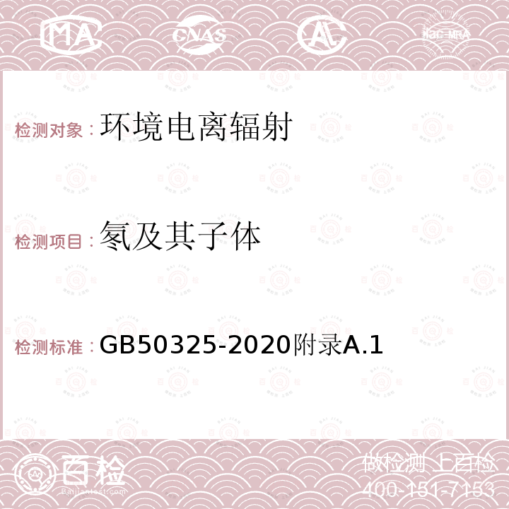 氡及其子体 民用建筑工程室内环境污染控制规范