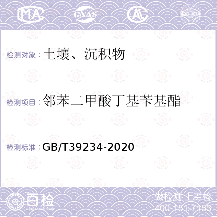 鄰苯二甲酸丁基芐基酯 土壤中鄰苯二甲酸酯測定 氣相色譜-質譜法