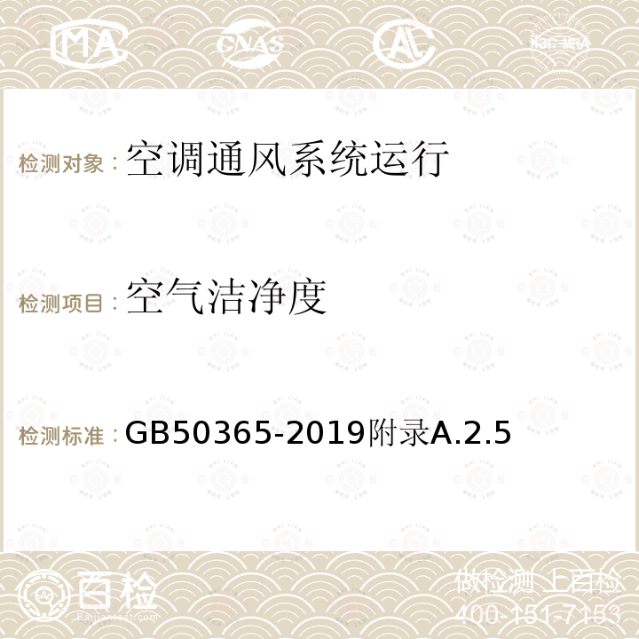 空氣潔凈度 空調(diào)通風(fēng)系統(tǒng)運(yùn)行管理規(guī)范