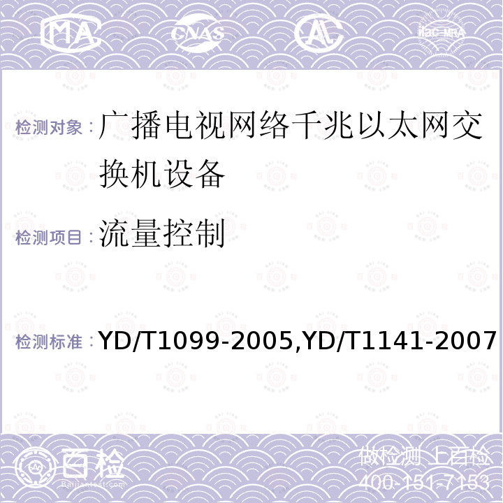 流量控制 以太网交换机技术要求,
千兆比以太网交换机测试方法