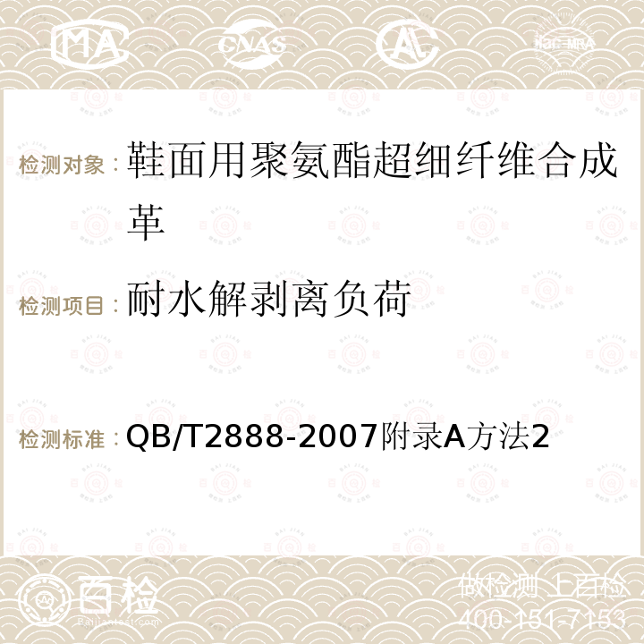 耐水解剝離負荷 聚氨酯束狀超細纖維合成革