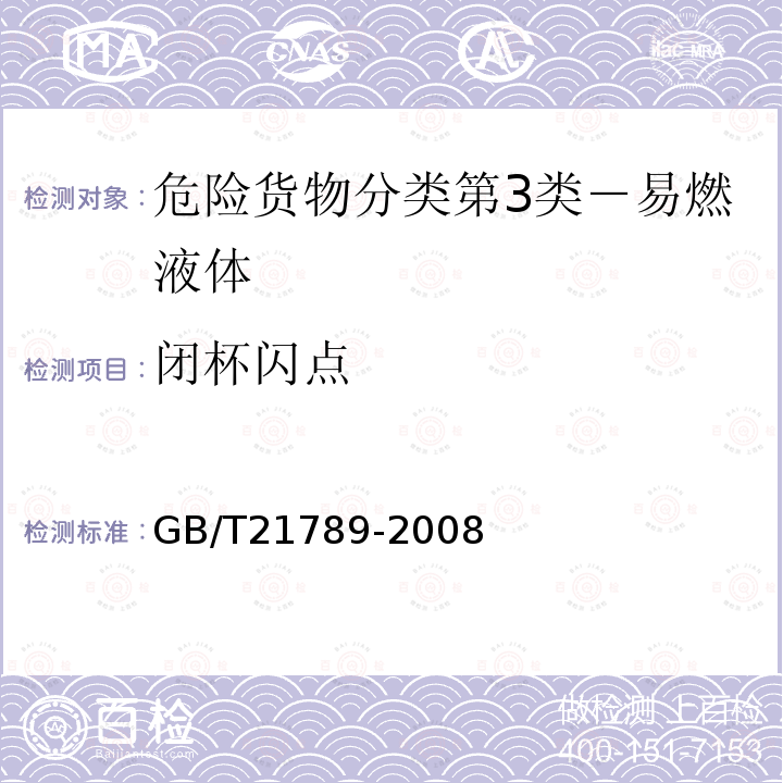 闭杯闪点 石油产品和其他液体闪点的测定 阿贝尔闭口杯法